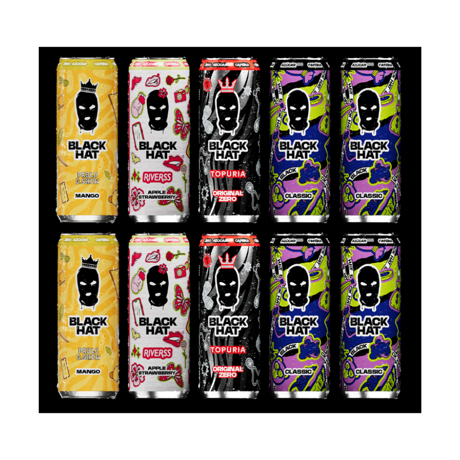 Black Hat Drink | Pack 10 latas Mix